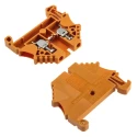 Weidmüller W Series 2-Position Orange DIN Rail Terminal Block 2.5mm², Screw Termination 1023760000