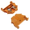 Weidmüller W Series 2-Position Orange DIN Rail Terminal Block 2.5mm², Screw Termination 1023760000