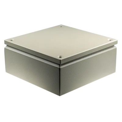 RS PRO ST Series Grey Steel Junction Box IP66 IECEx 300mm x 300mm x 120mm IP66