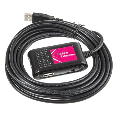 Roline 2-Port USB 2.0 Extension Cable, 5m Length, USB Type A, CE/FCC Certified 121-627
