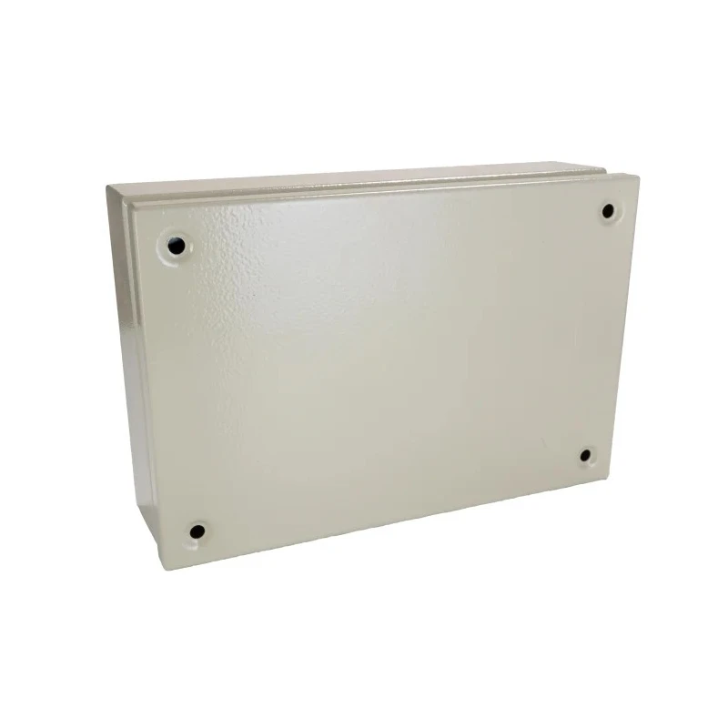RS PRO ST Series Grey Steel Junction Box IP66 IECEx 300 mm x 200 mm x 80 mm IP66
