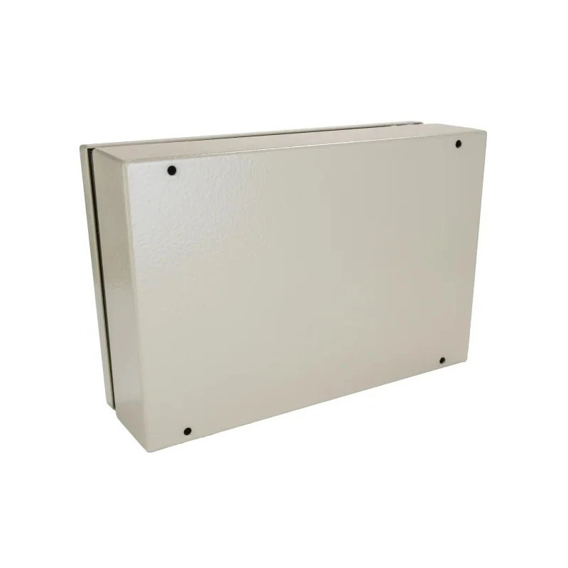 RS PRO ST Series Grey Steel Junction Box IP66 IECEx 300 mm x 200 mm x 80 mm IP66