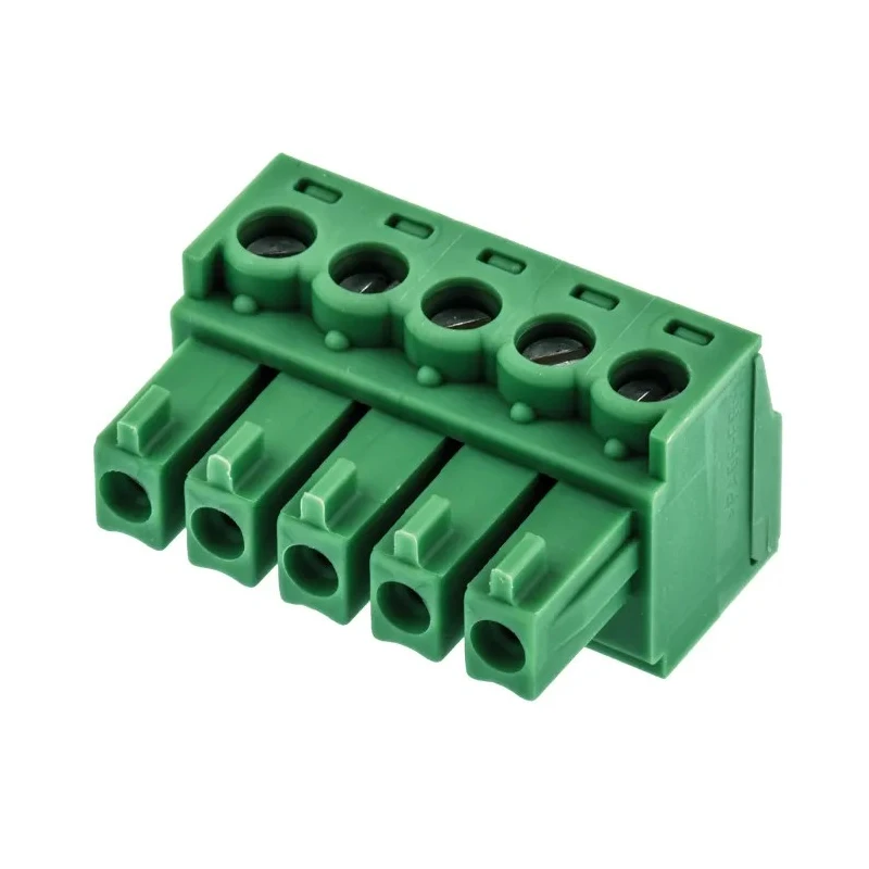 Phoenix Contact MC 1.5/5-ST-3.81 Series Pluggable Terminal Block, 5-Contact, 3.81 mm Pitch, 1 Row, Polyamide 1803604