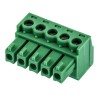 Phoenix Contact MC 1.5/5-ST-3.81 Series Pluggable Terminal Block, 5-Contact, 3.81 mm Pitch, 1 Row, Polyamide 1803604