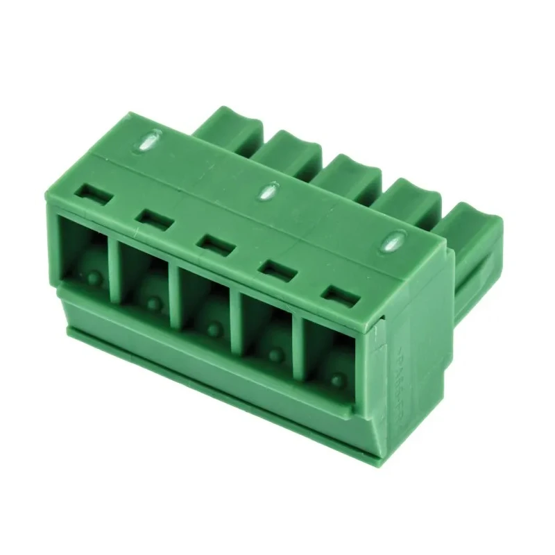 Phoenix Contact MC 1.5/5-ST-3.81 Series Pluggable Terminal Block, 5-Contact, 3.81 mm Pitch, 1 Row, Polyamide 1803604