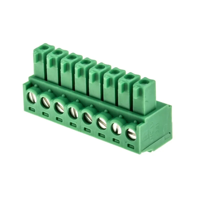 Phoenix Contact Pluggable Terminal Block MC 1.5/8-ST-3.81 Series, 8-Contact, 3.81 mm Pitch, 1 Row, 8A Current, 160V 1803633