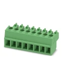 Phoenix Contact Pluggable Terminal Block MC 1.5/8-ST-3.81 Series, 8-Contact, 3.81 mm Pitch, 1 Row, 8A Current, 160V 1803633