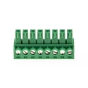 Phoenix Contact Pluggable Terminal Block MC 1.5/8-ST-3.81 Series, 8-Contact, 3.81 mm Pitch, 1 Row, 8A Current, 160V 1803633