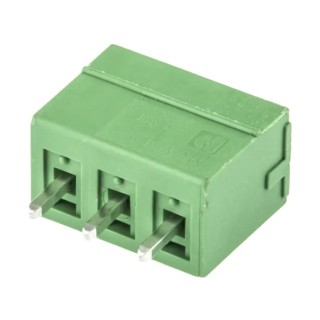Phoenix Contact Pluggable Terminal Block 3-Contact, 3.81 mm Pitch, 1 Row, 8A Current, 300V Voltage, Polybutylene 1803439