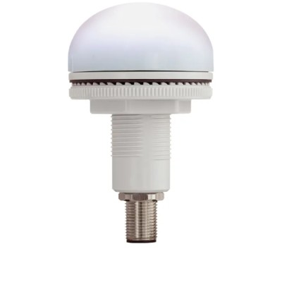 RS PRO White Panel Mount LED Beacon 24V AC/DC 60A Polycarbonate IP66 IP66