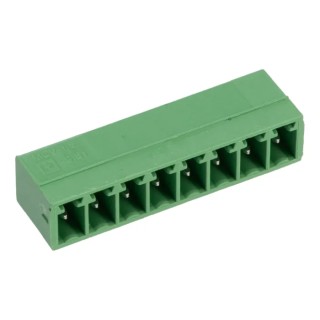Phoenix Contact Pluggable Terminal Block 8-Contact, 3.81 mm Pitch, 1 Row, Male Connector, 300V, 8A Current 1803484