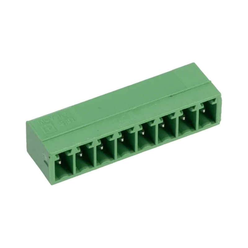 Phoenix Contact Pluggable Terminal Block 8-Contact, 3.81 mm Pitch, 1 Row, Male Connector, 300V, 8A Current 1803484