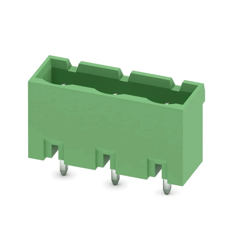 Phoenix Contact GMSTBVA 2.5/ 3-G-7.62 Series Pluggable Terminal Block, 3-Contact, 7.62 mm Pitch, 1 Row, 12A Current 1766783