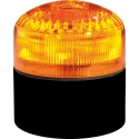 RS PRO Amber Beacon-Sounder Combination 24V LED Siren Base IP65 105dB at 1m IP65