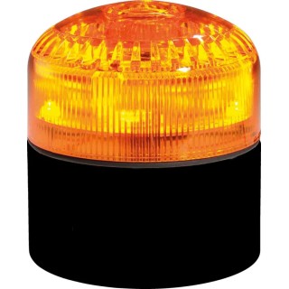 RS PRO Amber Beacon-Sounder Combination 24V LED Siren Base IP65 105dB at 1m IP65
