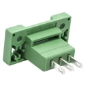 Phoenix Contact Pluggable Terminal Block, CLASSIC COMBICON Series, 3-Contact, 5.08 mm Pitch, 320V, 12A, Nylon 0707251