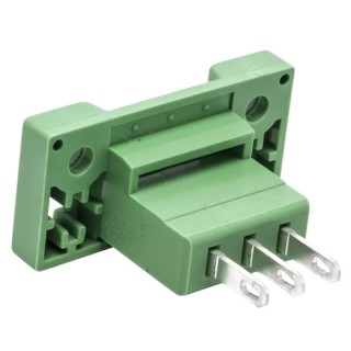 Phoenix Contact Pluggable Terminal Block, CLASSIC COMBICON Series, 3-Contact, 5.08 mm Pitch, 320V, 12A, Nylon 0707251
