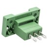 Phoenix Contact Pluggable Terminal Block, CLASSIC COMBICON Series, 3-Contact, 5.08 mm Pitch, 320V, 12A, Nylon 0707251