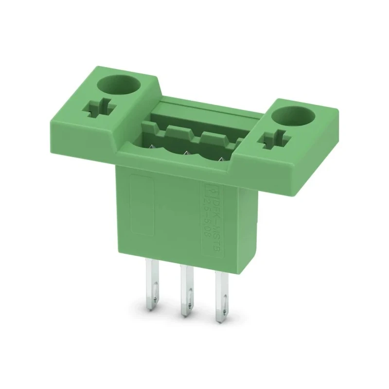 Phoenix Contact Pluggable Terminal Block, CLASSIC COMBICON Series, 3-Contact, 5.08 mm Pitch, 320V, 12A, Nylon 0707251