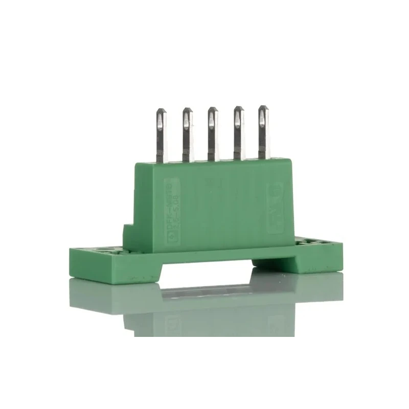 Phoenix Contact Pluggable Terminal Block 5-Contact 5.08 mm Pitch 320V 12A Polyamide Housing Model 0707277