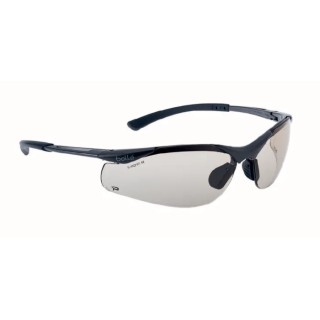 Bolle Safety CONTOUR II Safety Glasses Chemical Resistant Cold Resistant Anti-Scratch Anti-Fog Coating PSSCONT-C10