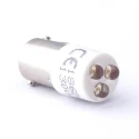 CML Innovative Technologies White Indicator Lamp 230V AC BA9 Base 10mm Diameter 900mcd 1862623W3A
