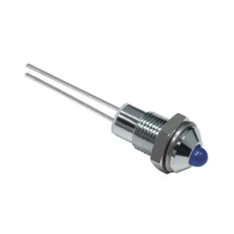 CML Innovative Technologies LED Prominent Panel Indicator Blue, Wire Terminal, 6 mm Mount Hole, 4.5V DC, IP40 19020007