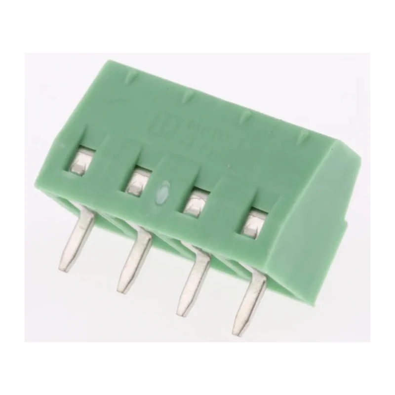 Phoenix Contact MKDS 1/4-3.81 Series PCB Terminal Block, 4-Contact, 3.81 mm Pitch, Through Hole, Vertical Screw 1727036