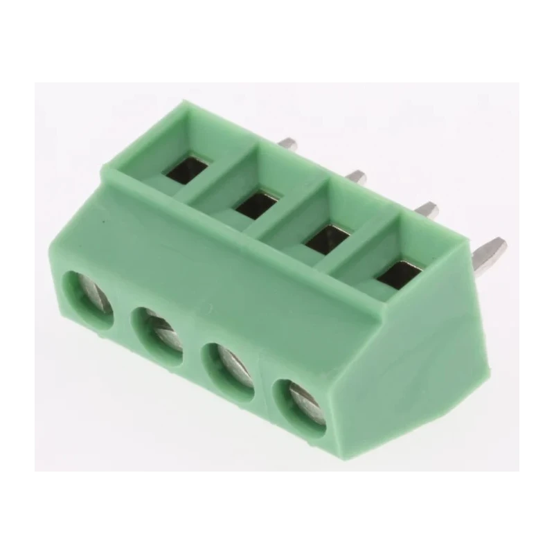 Phoenix Contact MKDS 1/4-3.81 Series PCB Terminal Block, 4-Contact, 3.81 mm Pitch, Through Hole, Vertical Screw 1727036