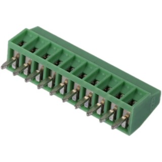 Phoenix Contact MPT 0.5/10-2.54 Series Straight PCB Terminal Block, 10 Contacts, 2.54 mm Pitch, 160V, 6A 1725737