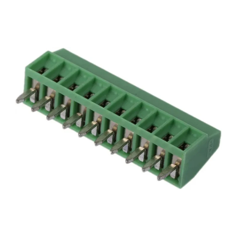 Phoenix Contact MPT 0.5/10-2.54 Series Straight PCB Terminal Block, 10 Contacts, 2.54 mm Pitch, 160V, 6A 1725737