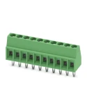 Phoenix Contact MPT 0.5/10-2.54 Series Straight PCB Terminal Block, 10 Contacts, 2.54 mm Pitch, 160V, 6A 1725737