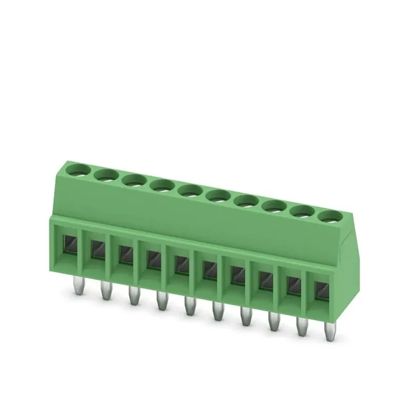 Phoenix Contact MPT 0.5/10-2.54 Series Straight PCB Terminal Block, 10 Contacts, 2.54 mm Pitch, 160V, 6A 1725737