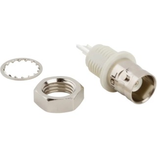 Amphenol RF Coaxial Connector Panel Mount Female BNC 50 Ω Straight Body Solder Cup 031-10-RFX