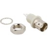 Amphenol RF Coaxial Connector Panel Mount Female BNC 50 Ω Straight Body Solder Cup 031-10-RFX