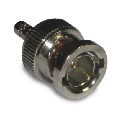 Amphenol RF 112133 Series Coaxial Connector Cable Male BNC, 50 Ω, Straight Body Crimp 112133