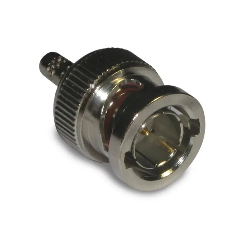 Amphenol RF 112133 Series Coaxial Connector Cable Male BNC, 50 Ω, Straight Body Crimp 112133