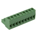 Phoenix Contact MSTB 2.5/9-ST-5.08 Series Pluggable Terminal Block, 9-Contact, 5.08 mm Pitch, 1 Row, Polyamide 1757080