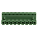 Phoenix Contact MSTB 2.5/9-ST-5.08 Series Pluggable Terminal Block, 9-Contact, 5.08 mm Pitch, 1 Row, Polyamide 1757080