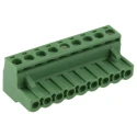 Phoenix Contact MSTB 2.5/9-ST-5.08 Series Pluggable Terminal Block, 9-Contact, 5.08 mm Pitch, 1 Row, Polyamide 1757080