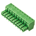 Phoenix Contact MC 1.5/10-ST-3.81 Series Pluggable Terminal Block 10-Contact 3.81 mm Pitch 1 Row 160V 8A 1803659
