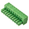 Phoenix Contact MC 1.5/10-ST-3.81 Series Pluggable Terminal Block 10-Contact 3.81 mm Pitch 1 Row 160V 8A 1803659