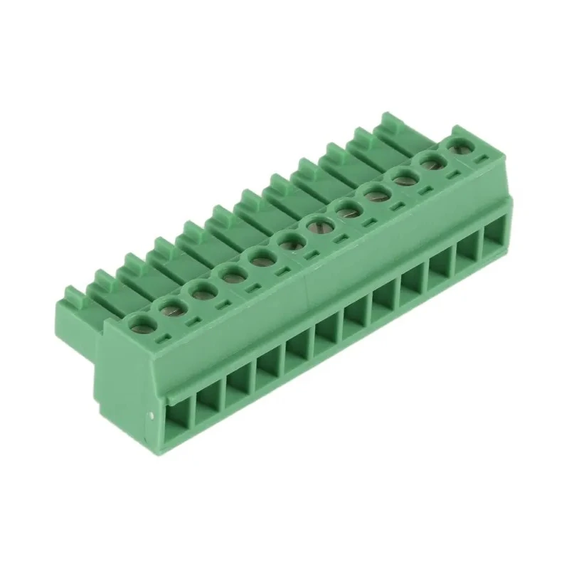Phoenix Contact Pluggable Terminal Block MC 1.5/12-ST-3.81 Series, 12-Contact, 3.81 mm Pitch, 8A Current, 1 Row 1803675