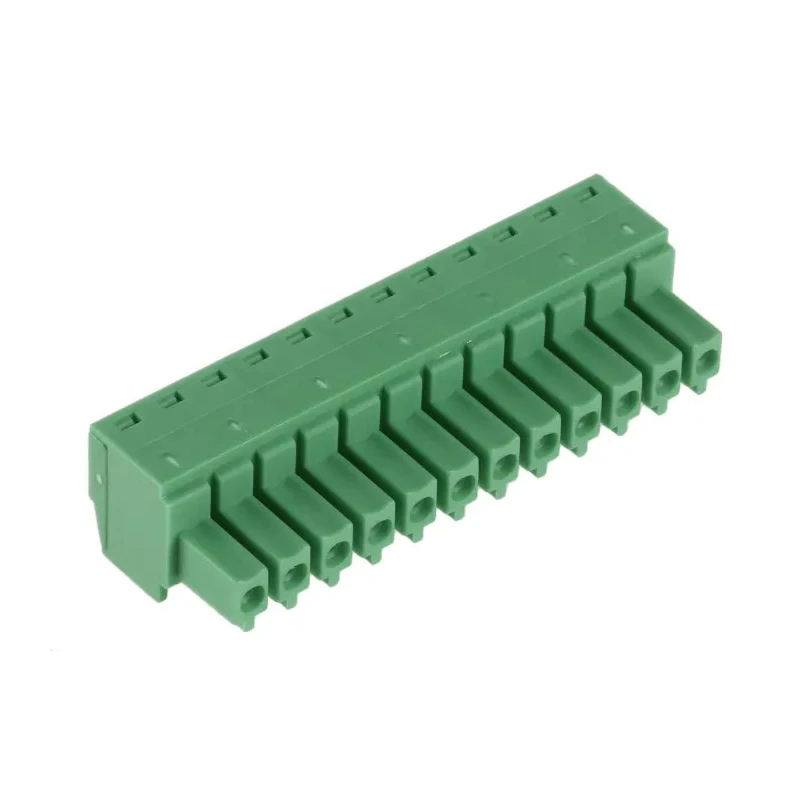 Phoenix Contact Pluggable Terminal Block MC 1.5/12-ST-3.81 Series, 12-Contact, 3.81 mm Pitch, 8A Current, 1 Row 1803675