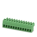 Phoenix Contact Pluggable Terminal Block MC 1.5/12-ST-3.81 Series, 12-Contact, 3.81 mm Pitch, 8A Current, 1 Row 1803675