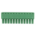 Phoenix Contact Pluggable Terminal Block MC 1.5/12-ST-3.81 Series, 12-Contact, 3.81 mm Pitch, 8A Current, 1 Row 1803675