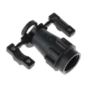 Souriau Sunbank by Eaton Circular Connector Backshell, UTGSize 10 Straight, Plastic Housing, Black, 40mm Length UTG10AC