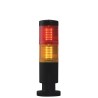 RS PRO Red Amber Signal Tower 2 Lights 24V AC/DC Screw Mount No Sounder Component 220-5034