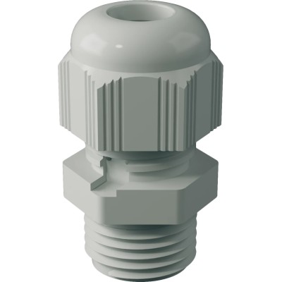 Bopla Light Grey Polyamide Cable Gland M16 Thread IP67, IP66 12004200 DAE-MBF 16
