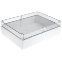 Fibox Grey Silver Lid Polycarbonate Enclosure IP66, IP67, IK08 87mm x 300mm x 230mm 
